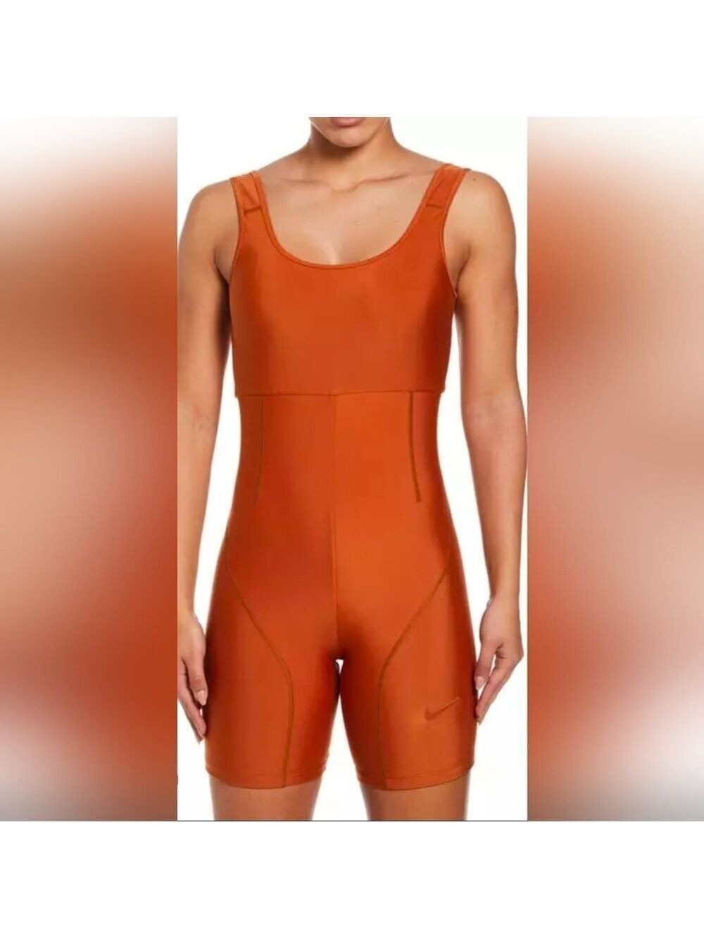 Nike Fusion Orange Legsuit Size Large